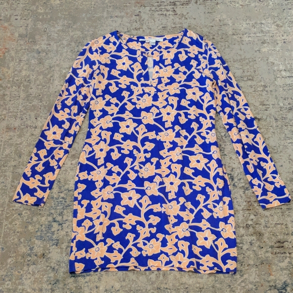 Diane Von Furstenberg Dresses & Skirts - Diane Von Furstenburg Purple and peach floral dress